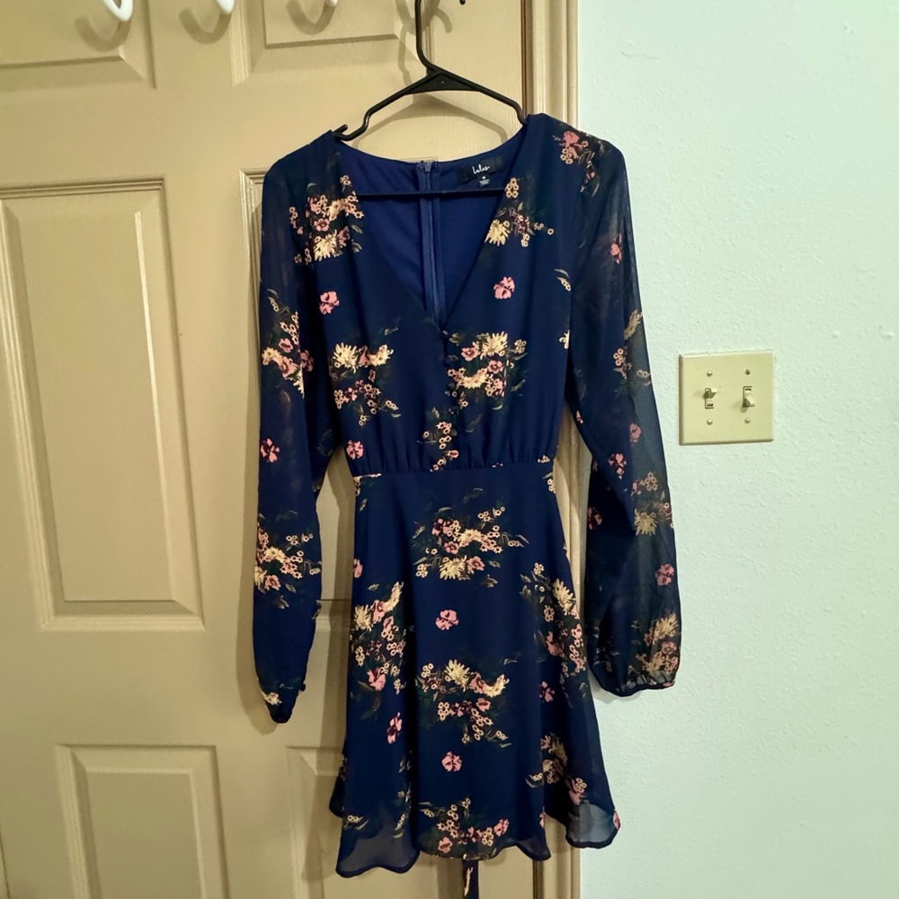 Floral Navy Dress